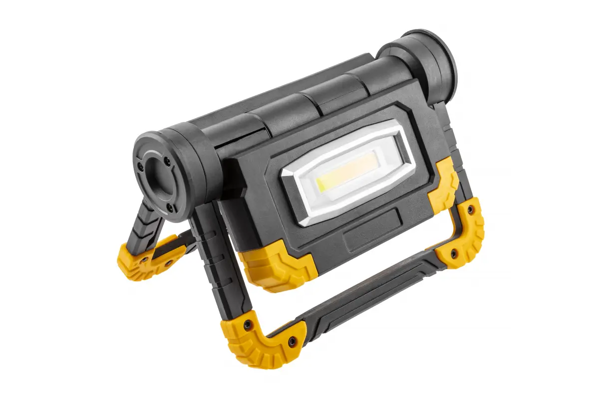 Прожектор акумуляторний GTV WORKY, 2x10W, 6400K, Powerbank 5000mAh, 5V, 1A, USB-C, IP44 (LD-WORKY-2X10W-64)
