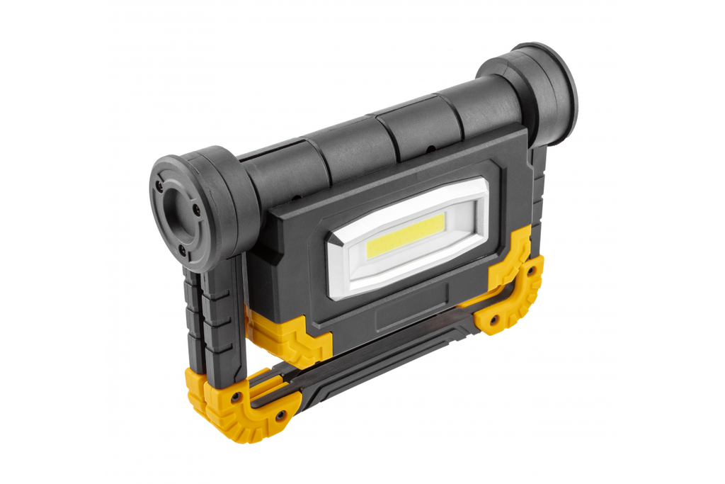 Прожектор акумуляторний GTV WORKY, 2x10W, 6400K, Powerbank 5000mAh, 5V, 1A, USB-C, IP44 (LD-WORKY-2X10W-64)