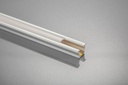 Профіль GTV GLAX MINI високий для світлодіодної стрічки, врізний, 2 м