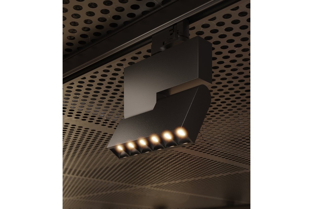 Світильник 18W LED GTV SIERRA 3 роки гарантії, IP20, 4000K, 48°, чорний (LD-SRA18WC-NB)