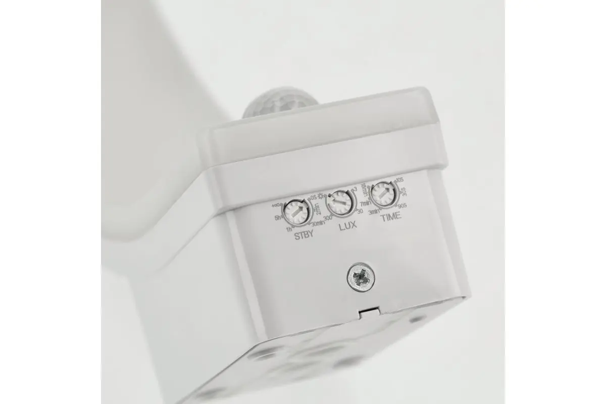 Світильник 20W GTV NICEA з датчиком руху, 4000K, IP65, DIM, білий
