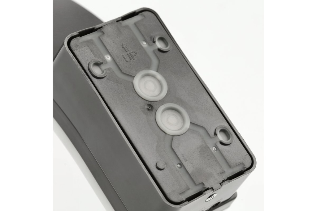 Світильник 20W GTV NICEA з датчиком руху, 4000K, IP65, DIM, чорний