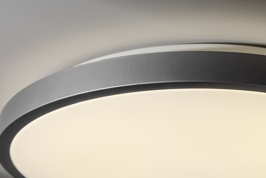 Світильник GTV ATOL, Ø400mm, 4000K, 32W, IP54, срібний (LD-GTV ATOL32W-NW-02)