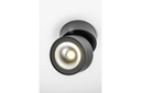 Світильник GTV LED BIANCO, 15W, IP20, 4000K, 104х102, круг, чорний, з нахилом (LD-BNC15WOC-NB)