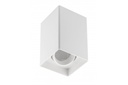 Світильник GTV RESTO, 80x80x125mm, IP20, max.20W, квадрат, білий (пластик) (OS-RST8080KW1-10)