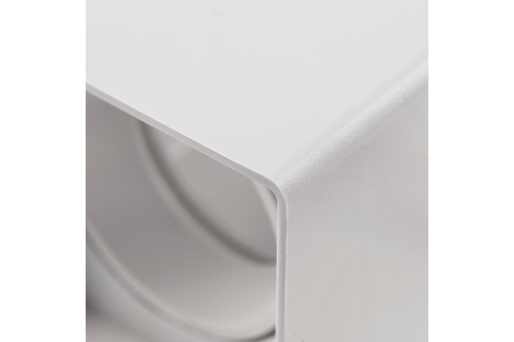 Світильник GTV RESTO, 80x80x125mm, IP20, max.20W, квадрат, білий (пластик) (OS-RST8080KW1-10)