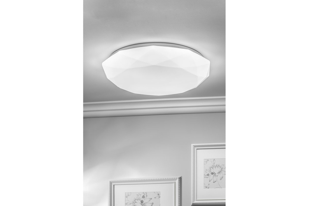 Світильник GTV STARS BIS, 48W, Ø480mm, 4000K, IP54 (LD-STARS48W-NW-00)