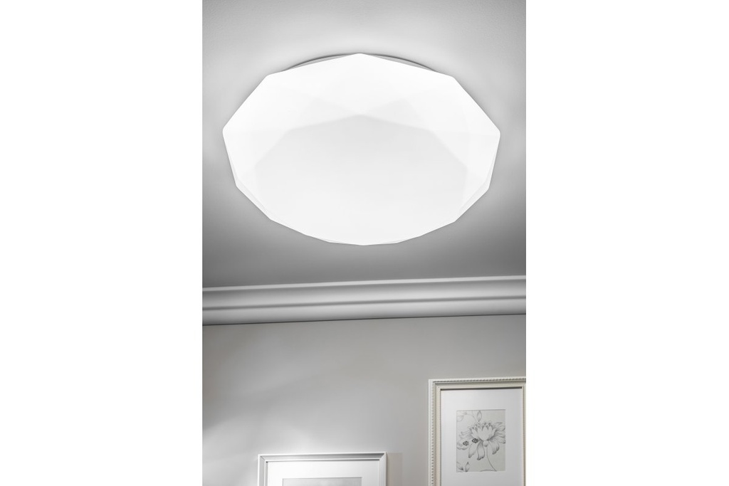 Світильник GTV STARS BIS, 48W, Ø480mm, 4000K, IP54 (LD-STARS48W-NW-00)