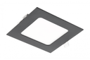 Світильник LED GTV MATIS PLUS, 7W, 120°, 4000K, IP20, врiзний, чорний (LD-MAW07W-NBP-10)