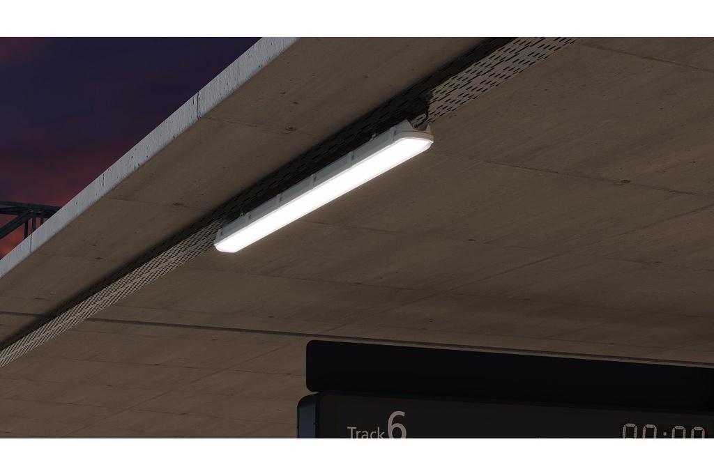 Світильник герметичний GTV BESTA LED, 40W, 5600Lm, AC220-240V, 50/60Hz, PF>0,9, RA>80, IP65, 4000K, 120см
