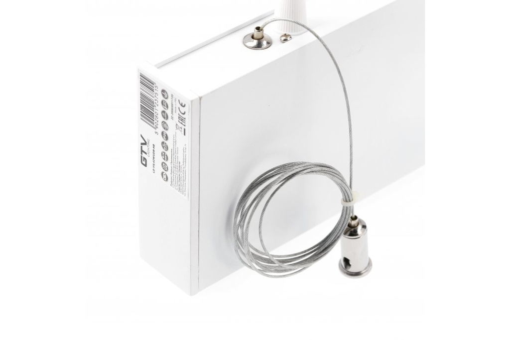 Світильник двонаправлений GTV VILANA 42W (30W+12W низ/верх), 4000K, 48/120°, 120см, білий (LD-VIL42WUDB-NB)
