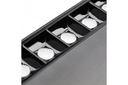 Світильник двонаправлений GTV VILANA 42W (30W+12W низ/верх), 4000K, 48/120°, 120см, чорний (LD-VIL42WUDC-NB)