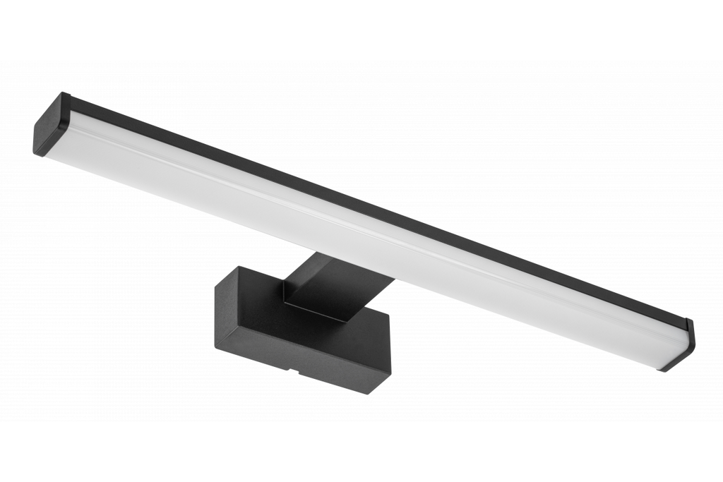 Світильник настінний GTV Katani 400 мм, 8W, 4000 К, IP44, чорний (LD-KAT400-10)
