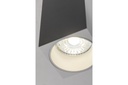 Світильник поворотний GTV VIRGO, 57x57x152мм, IP20, квадратний, білий