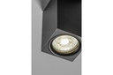Світильник стельовий GTV TIPO, алюміній, 60x60x100, IP20, max 50W, квадратний, чорний