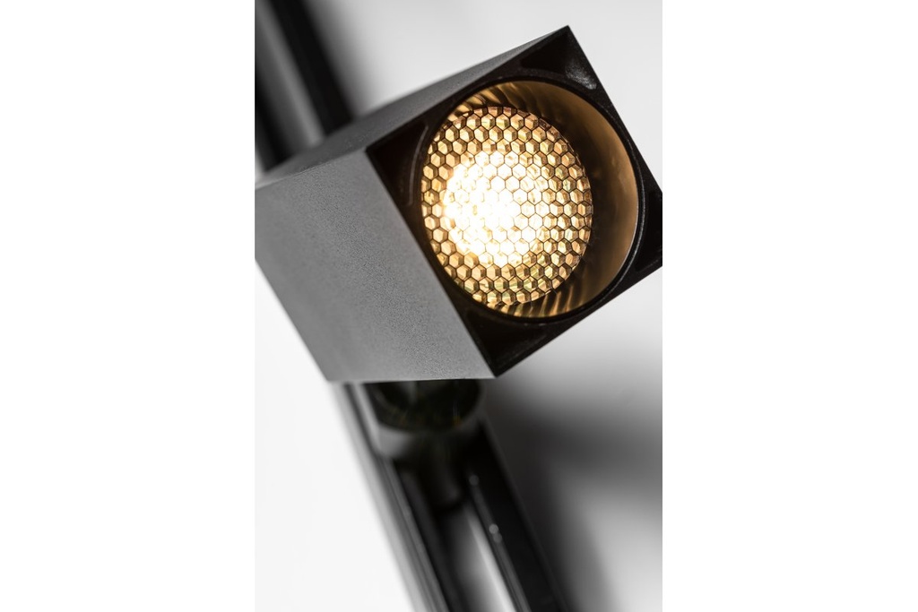 Світильник трековий GTV LIMA, GU10, max.20W, IP20, квадрат, чорний (XLD-LMAGU10KC-NB)