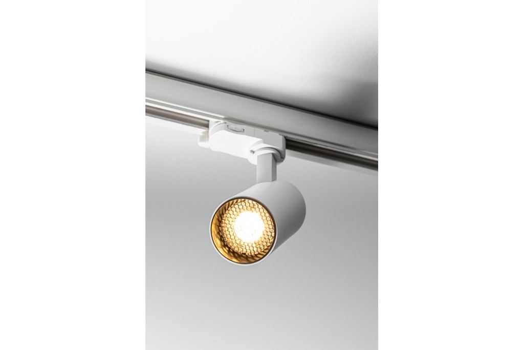Світильник трековий GTV LIMA, GU10, max.20W, IP20, круглий, білий (XLD-LMAGU10OB-NB)