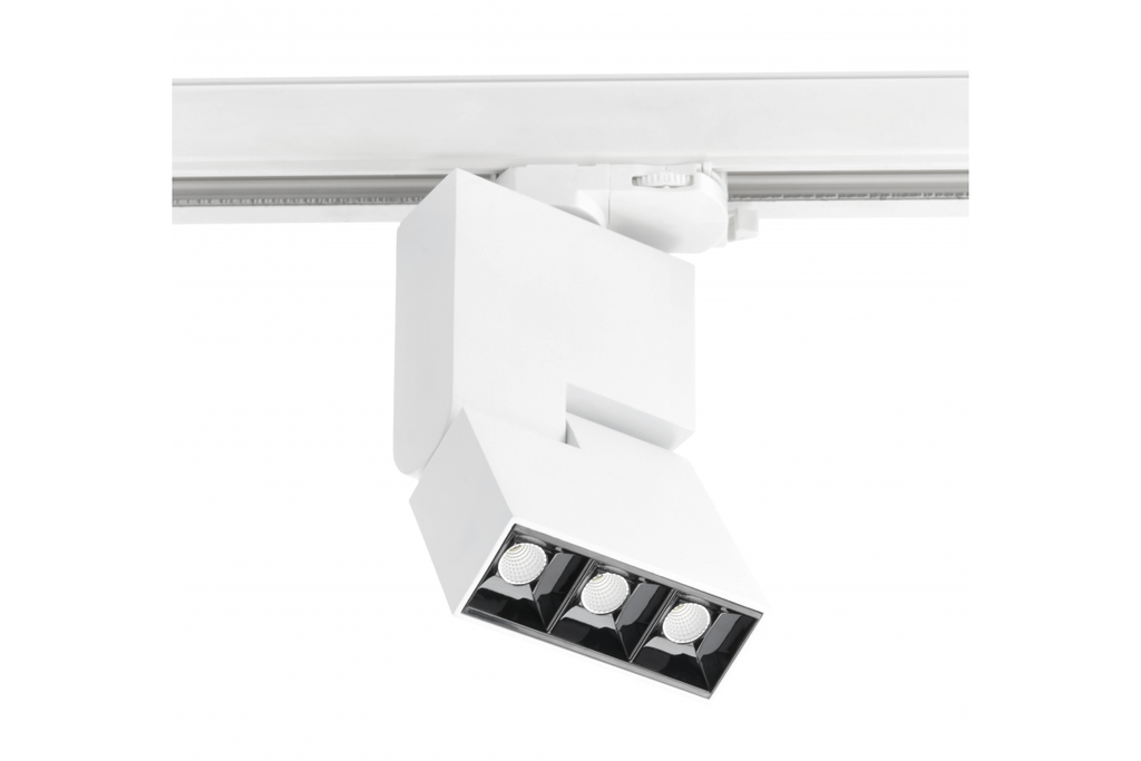 Світильник трековий LED GTV SIERRA, 8W, IP20, 4000K, 48°, білий (XLD-SRA08WB-NB)
