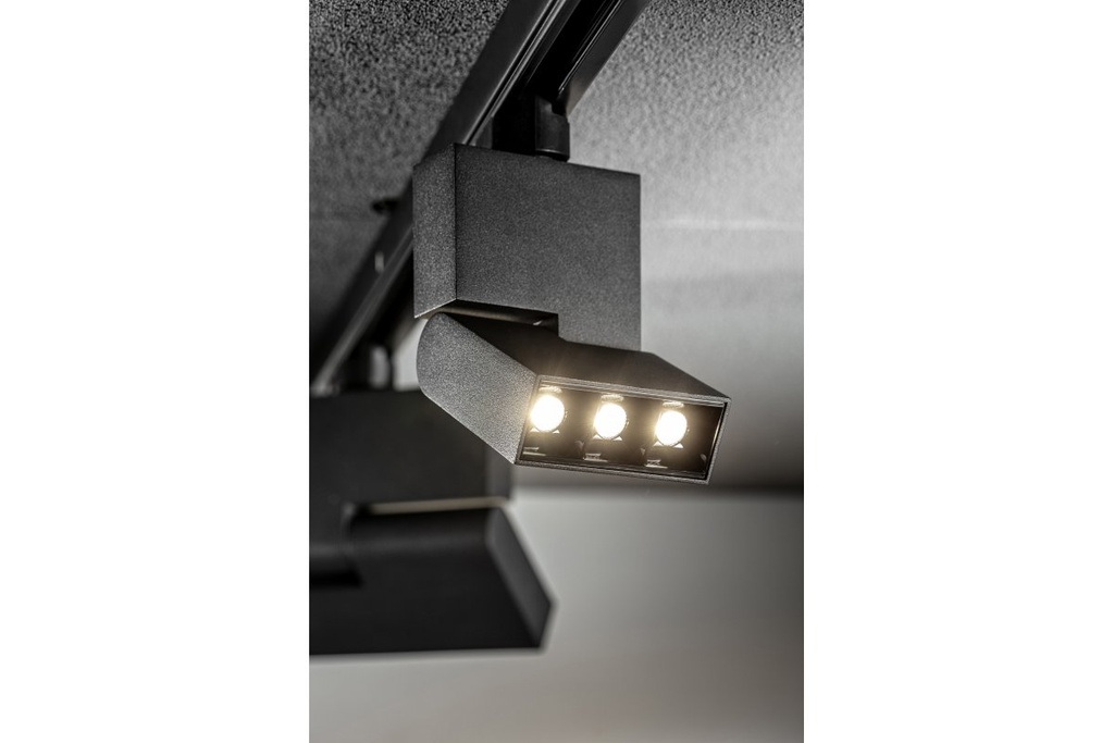 Світильник трековий LED GTV SIERRA, 8W, IP20, 4000K, 48°, чорний (XLD-SRA08WC-NB)