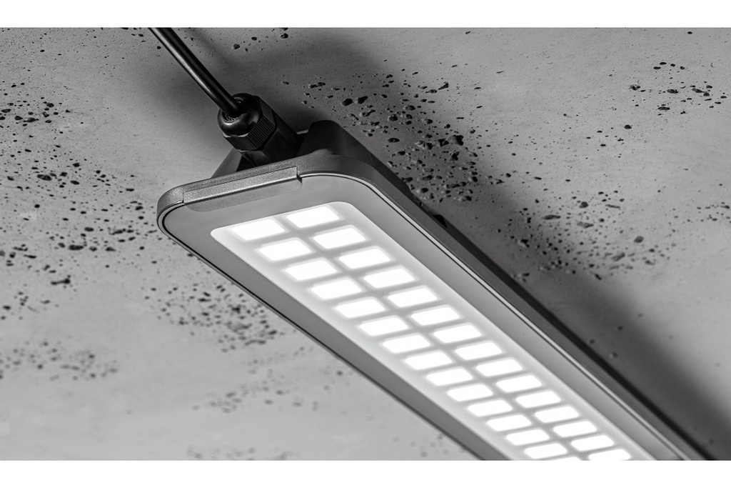 Світлодіодний світильник GTV LED LUNAR, 80W, 8000Lm, AC85-265V, IP66, 120cm, 60 °, RA> 80, ПК / СТЕКЛО, 4000K