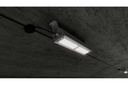 Світлодіодний світильник GTV TEKSAS, типу High Bay, 100W, 12000Lm, AC100-240V, 50/60Hz, IP65, 60°x90°, 4000K, сірий