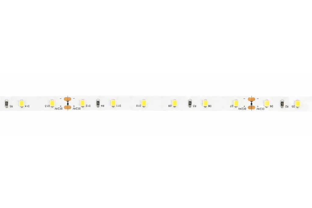 Світлодіодна стрічка GTV 2835, DC24В, 300LED/5м, 12 Вт/м, 780 лм/м, 4000К, IP20, рулон 5 м