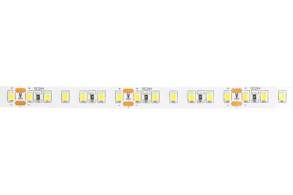 Світлодіодна стрічка GTV 2835, DC24В, 600LED/5м, 21 Вт/м, 1350 лм/м, 4000К, IP20, рулон 5 м