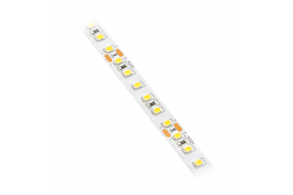 Світлодіодна стрічка GTV 2835, DC24В, 600LED/5м, 21 Вт/м, 1350 лм/м, 6500К, IP20, рулон 5 м