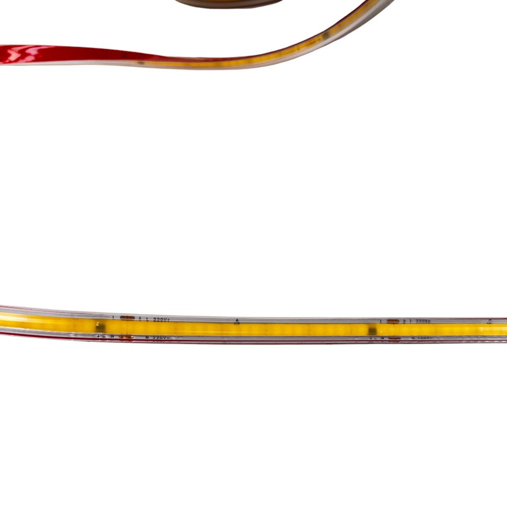 Світлодиодна стрічка BIOM Professional BPS-G4-230-COB-240-10-WW 230В IP65 теплий білий, 1м