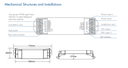 LED-димер DEYA 12-24VDC, 15A*1CH DT6 (DA1)