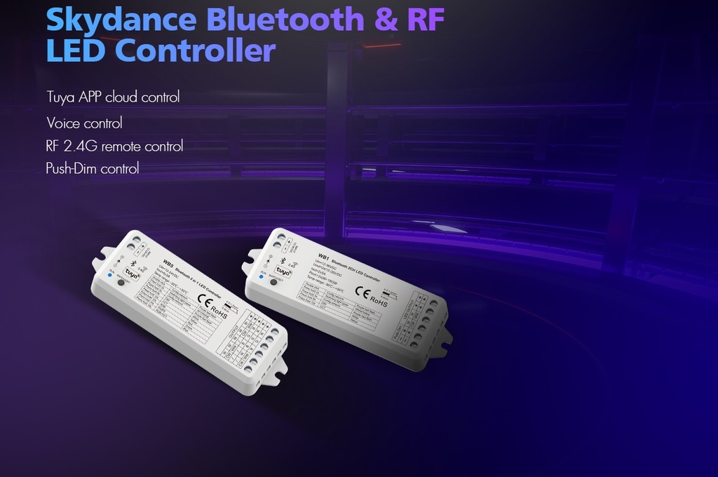 LED-контролер DEYA 12-24VDC, 3A*5CH (WB5)