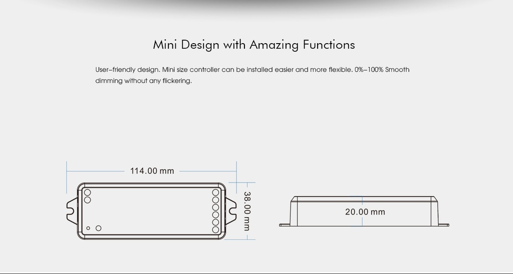 LED-контролер DEYA 12-24VDC, 4A*4CH (VP)