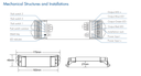LED-контролер DEYA 12-36VDC, 6A*3CH, PUSH-DIM (V3-L)