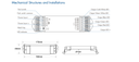 LED-контролер DEYA 12-48VDC, 5A*5CH, PUSH-DIM (V5)
