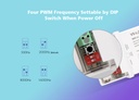 LED-контролер DEYA 12-48VDC, 6A*5CH, PUSH-DIM (V5-L(WT))