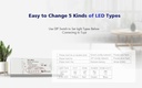 LED-контролер DEYA 12-48VDC, 6A*5CH, PUSH-DIM (V5-L(WT))