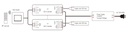 LED-контролер DEYA 5-36VDC, 8A*1CH, PUSH-DIM (V1)
