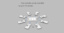 LED-контролер DEYA 5-36VDC, 8A*1CH, PUSH-DIM (V1)
