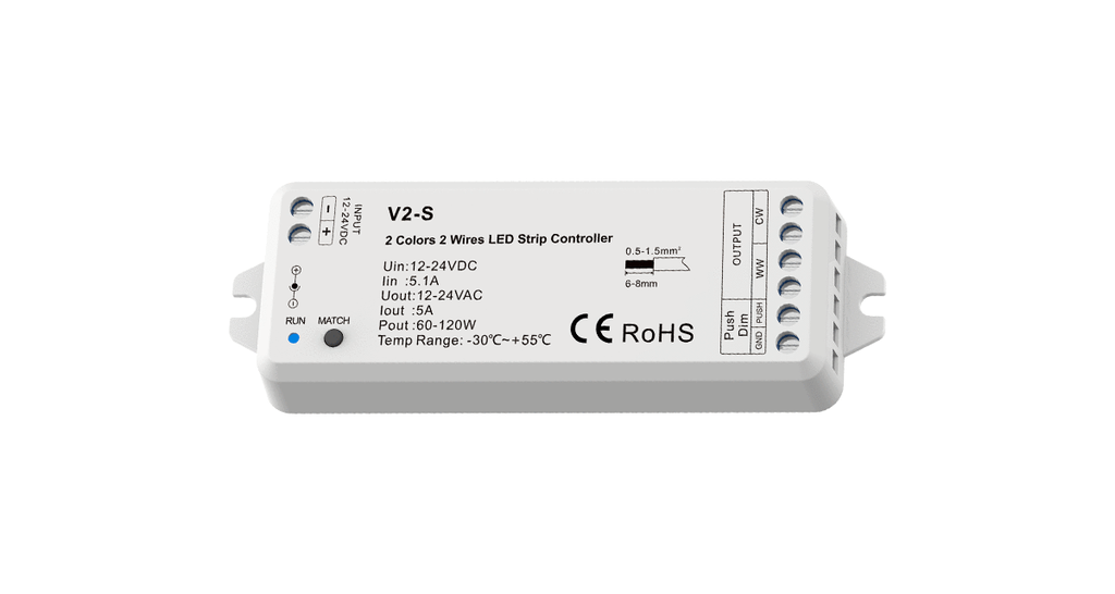 LED-контролер DEYA RF CCT 12-24VDC, PUSH-DIM (V2-S)