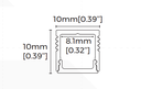 LED-профіль COLORS 2,5 метра (LS1010_2,5(white))