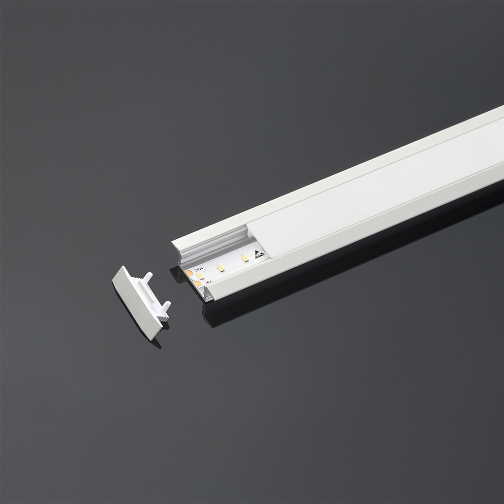 LED-профіль врізний анодований чорний COLORS 2,5 метра (LE2507_2,5(black))
