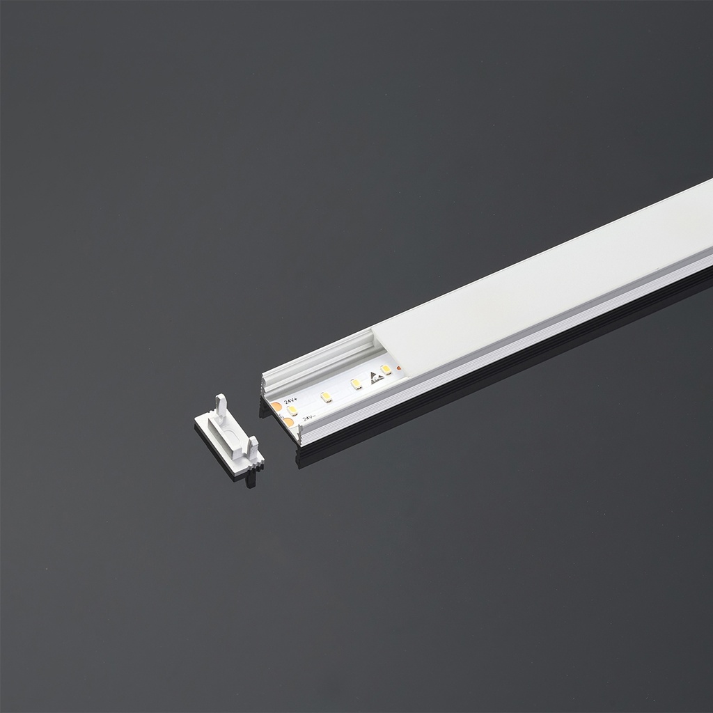 LED-профіль накладний, 2,5 метра (BS1607_2,5)