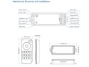 LED Пульт и контролер DEYA 4A*4CH (RT4+VP)