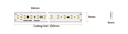 LED стрічка COLORS 104-2835-220V-IP65 10.6W 1100Lm 5700K 20м (H8104-230V-12mm-IP65-W)