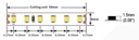 LED стрічка COLORS 120-2835-24V-IP20 8.4W 795Lm 3500K 5м (D8120-24V-8mm-PW)