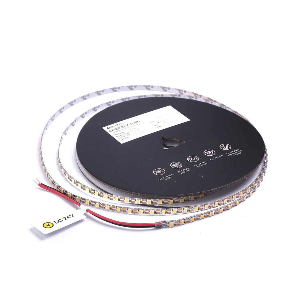LED стрічка COLORS 120-2835-24V-IP20 9.6W 1350Lm 4000K 5м (C8120-24V-5mm-NW)