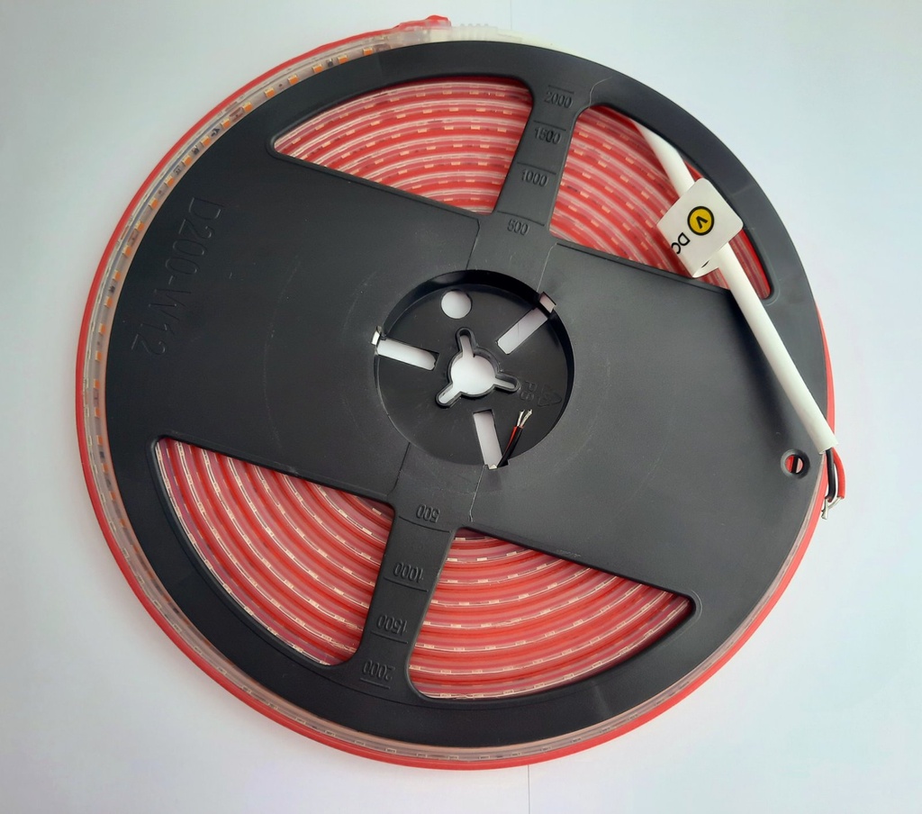 LED стрічка COLORS 120-2835-24V-IP67 8.4W 796Lm 5800K 5м (D8120-24V-8mm-IP67-W)
