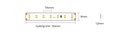 LED стрічка COLORS 140-2216-24V-IP20 6,6W 685Lm 3000K 5м (D6140-24V-8mm-WW)