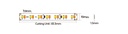 LED стрічка COLORS 168-2835-24V-IP20 13.5W  580Lm 1900K+3000K 5м (DS8168GWWW-24V-10mm)