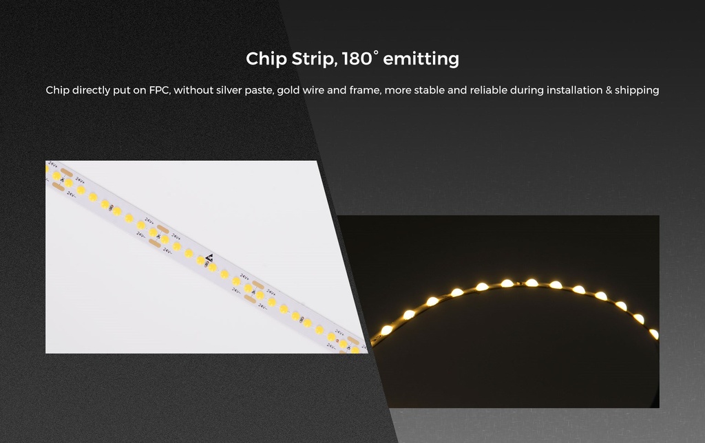 LED стрічка COLORS 192-24V-IP20 13W 1310Lm 3000K 5м (FD192-24V-10mm-WW)